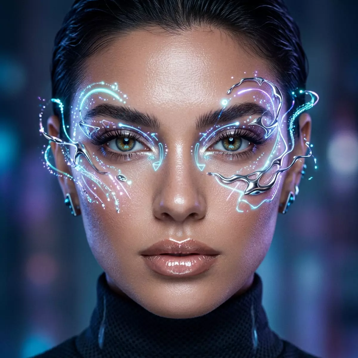 Fashion Editorial: Cyber-Beauty: The World of AI-Augmented Makeup and Digital Cosmetics | Ethnickoti